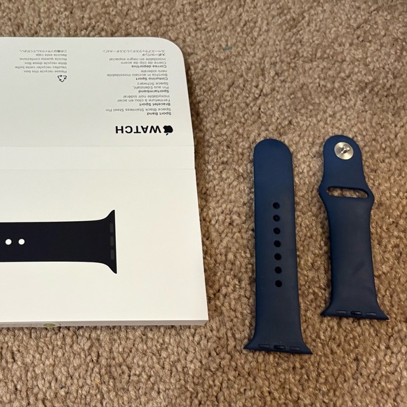 New Apple Watch Sport band denim blue - Picture 2 of 2